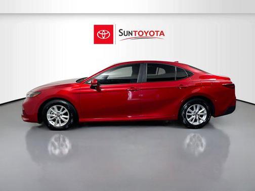 Supersonic Red 2025 Toyota Camry LE