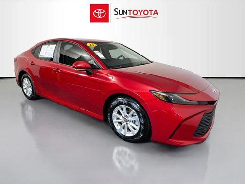 Supersonic Red 2025 Toyota Camry LE
