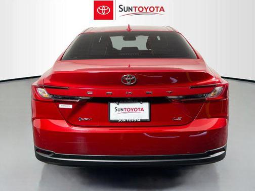 Supersonic Red 2025 Toyota Camry LE