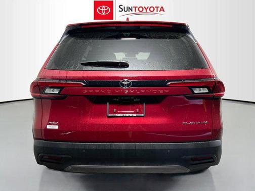 Ruby Flare Pearl 2026 Toyota Grand Highlander Platinum