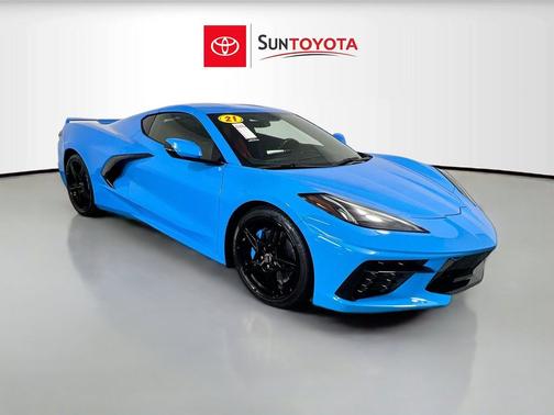Rapid Blue 2021 Chevrolet Corvette Stingray w/1LT