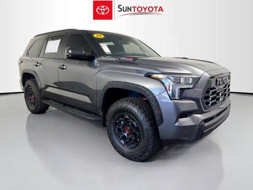 Magnetic Gray Metallic 2025 Toyota Sequoia TRD Pro