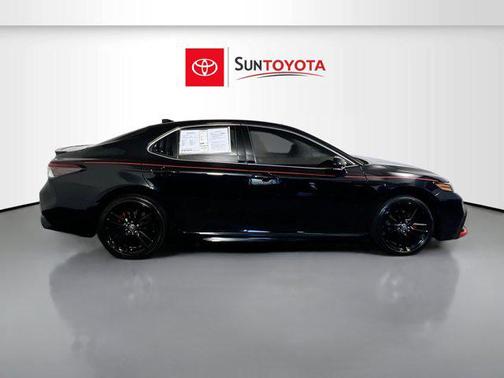 Midnight Black Metallic 2021 Toyota Camry XSE