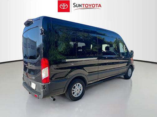 AGATE BLACK METALLIC 2023 Ford Transit-350 XLT