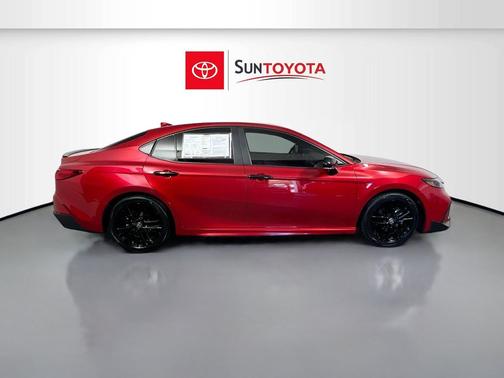 Supersonic Red 2025 Toyota Camry SE