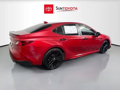 Supersonic Red 2025 Toyota Camry SE