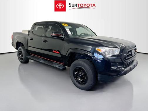 Midnight Black Metallic 2022 Toyota Tacoma SR