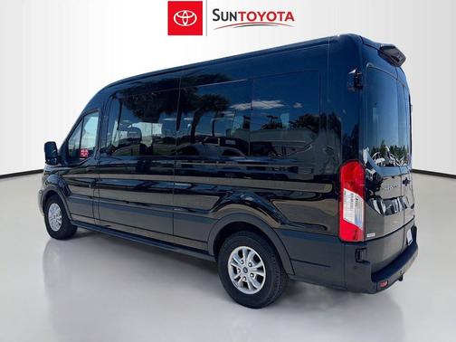 AGATE BLACK METALLIC 2023 Ford Transit-350 XLT