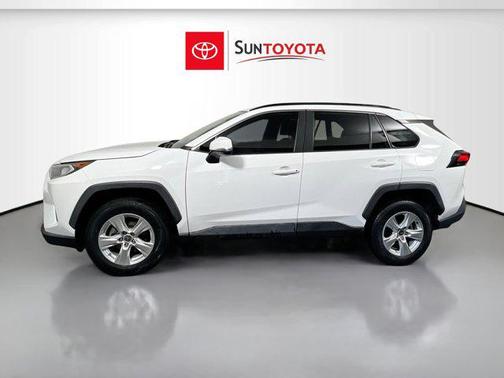 Super White 2021 Toyota RAV4 XLE