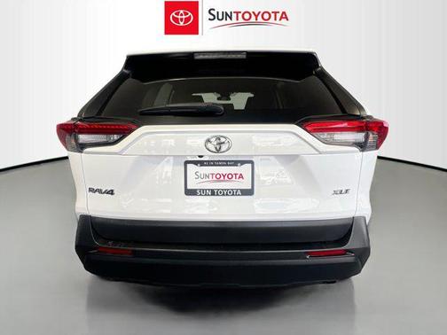 Super White 2021 Toyota RAV4 XLE