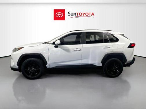 Super White 2021 Toyota RAV4 XLE