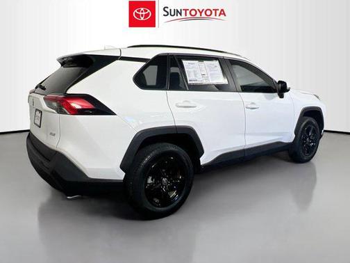 Super White 2021 Toyota RAV4 XLE