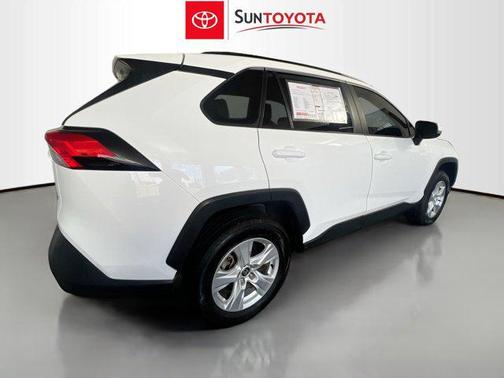 Super White 2021 Toyota RAV4 XLE