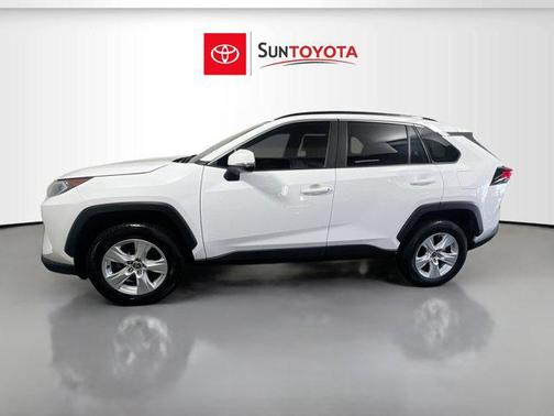 Super White 2021 Toyota RAV4 XLE
