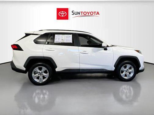 Super White 2021 Toyota RAV4 XLE
