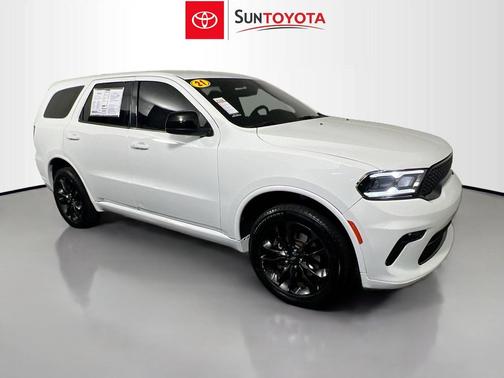 White Knuckle Clearcoat 2021 Dodge Durango SXT Plus