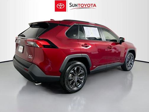 Ruby Flare Pearl 2023 Toyota RAV4 Hybrid XLE Premium