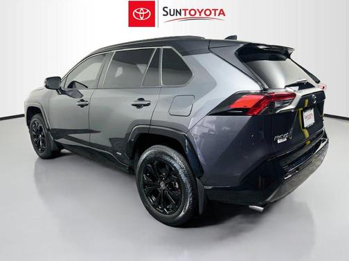 Magnetic Gray Metallic/Midnight Black Metallic 2024 Toyota RAV4 Hybrid SE