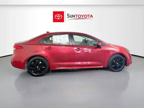 Barcelona Red Metallic 2020 Toyota Corolla LE
