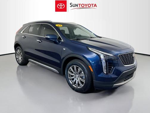 Twilight Blue Metallic 2022 Cadillac XT4 Premium Luxury