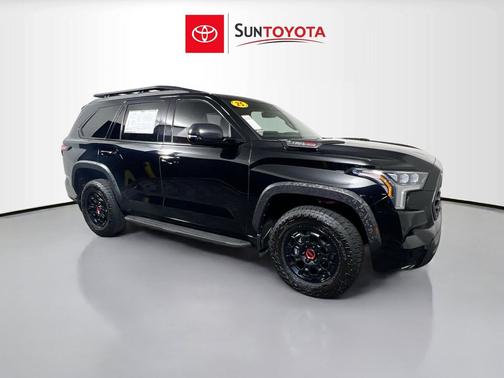 Midnight Black Metallic 2025 Toyota Sequoia TRD Pro
