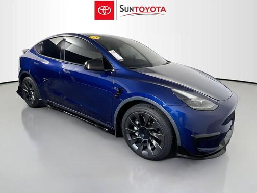 Deep Blue Metallic 2022 Tesla Model Y Long Range Dual Motor All-Wheel Drive