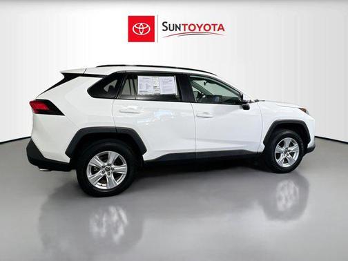 Super White 2021 Toyota RAV4 XLE