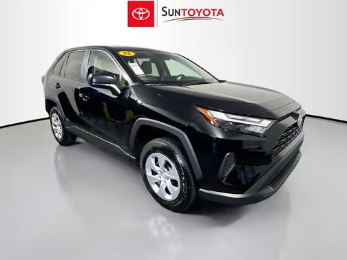 Midnight Black Metallic 2025 Toyota RAV4 LE