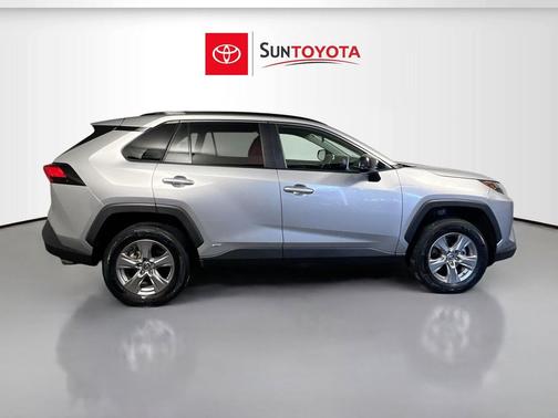 Silver Sky Metallic 2025 Toyota RAV4 Hybrid SE