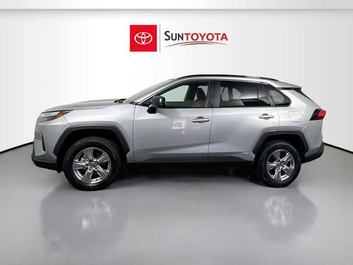 Silver Sky Metallic 2025 Toyota RAV4 Hybrid SE