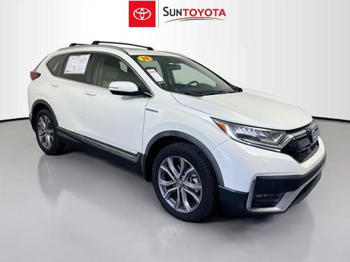 Platinum White Pearl 2020 Honda CR-V Hybrid Touring