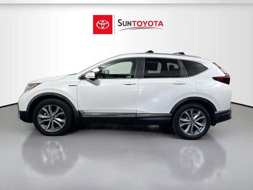Platinum White Pearl 2020 Honda CR-V Hybrid Touring