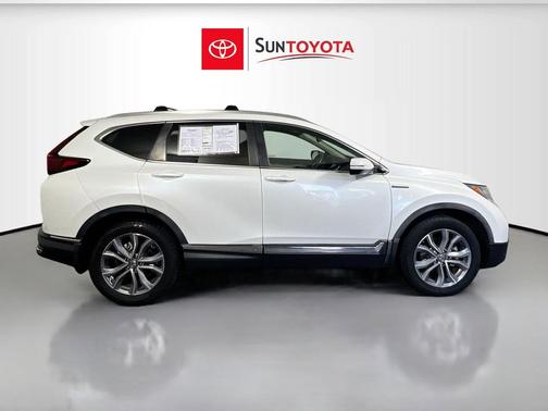 Platinum White Pearl 2020 Honda CR-V Hybrid Touring