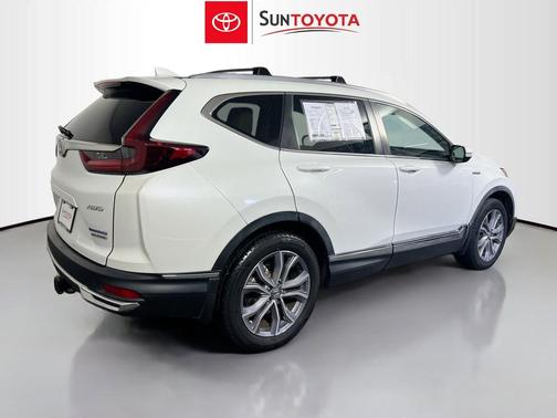 Platinum White Pearl 2020 Honda CR-V Hybrid Touring