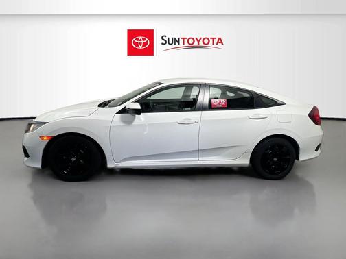 Taffeta White 2018 Honda Civic LX