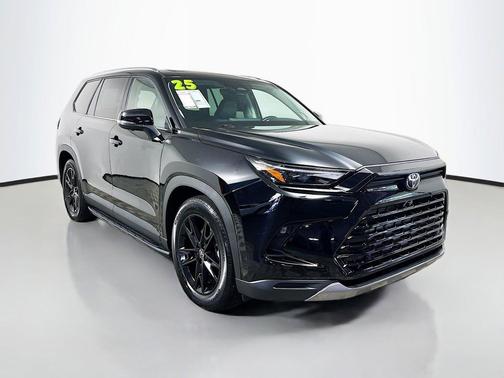 Midnight Black Metallic 2025 Toyota Grand Highlander Limited