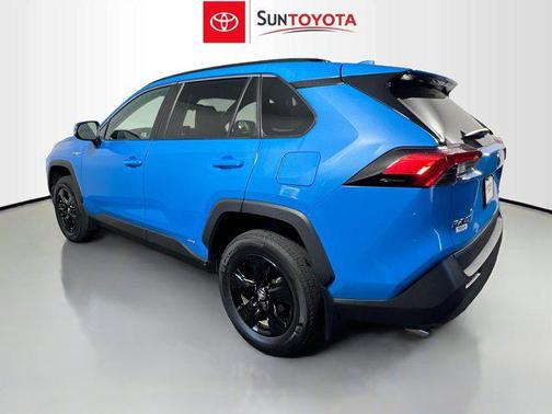 Blue Flame 2020 Toyota RAV4 Hybrid XLE