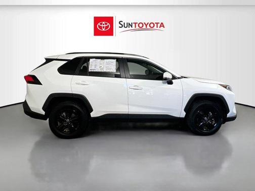 Super White 2021 Toyota RAV4 XLE