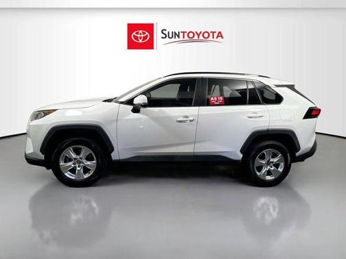 Super White 2021 Toyota RAV4 XLE