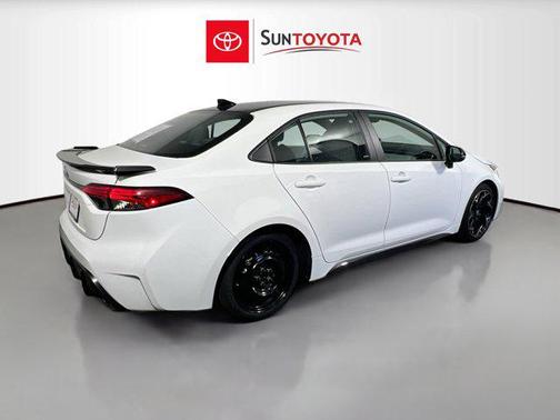 Ice Cap/Midnight Black Metallic 2025 Toyota Corolla FX