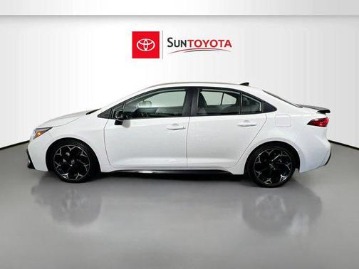 Ice Cap/Midnight Black Metallic 2025 Toyota Corolla FX