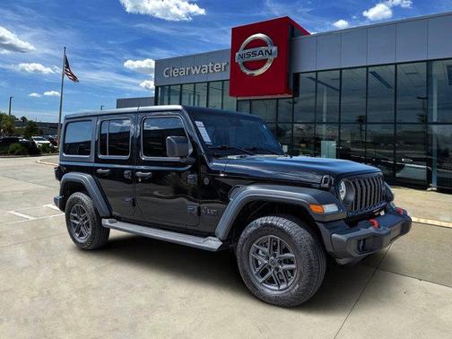Black Clearcoat 2024 Jeep Wrangler Sport S