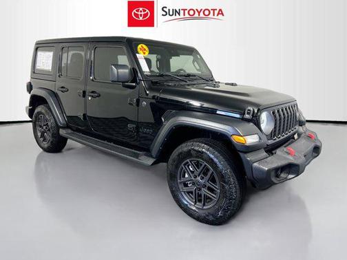 Black Clearcoat 2024 Jeep Wrangler Sport S