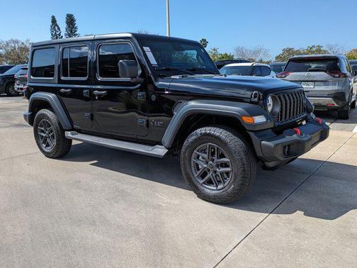 Black Clearcoat 2024 Jeep Wrangler Sport S