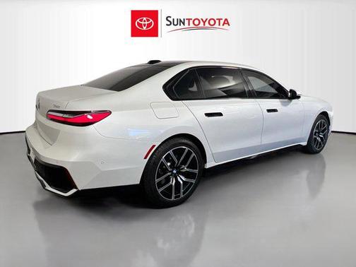 White Metallic 2024 BMW 740 i