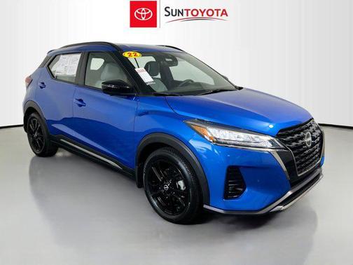 Electric Blue Metallic 2022 Nissan Kicks SR