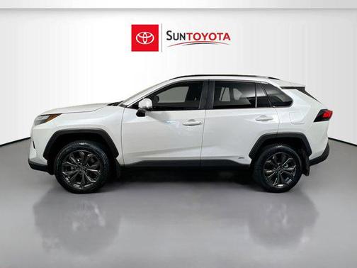 Wind Chill Pearl 2025 Toyota RAV4 Hybrid XLE Premium