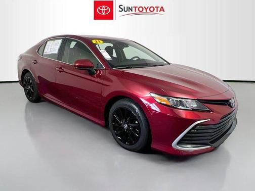 Ruby Flare Pearl 2021 Toyota Camry LE