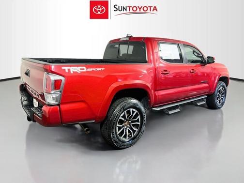 Barcelona Red Metallic 2021 Toyota Tacoma TRD Sport