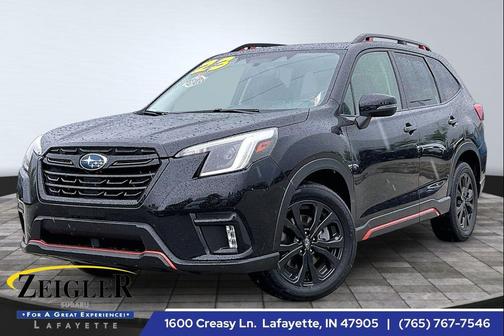 Crystal Black Silica 2023 Subaru Forester Sport